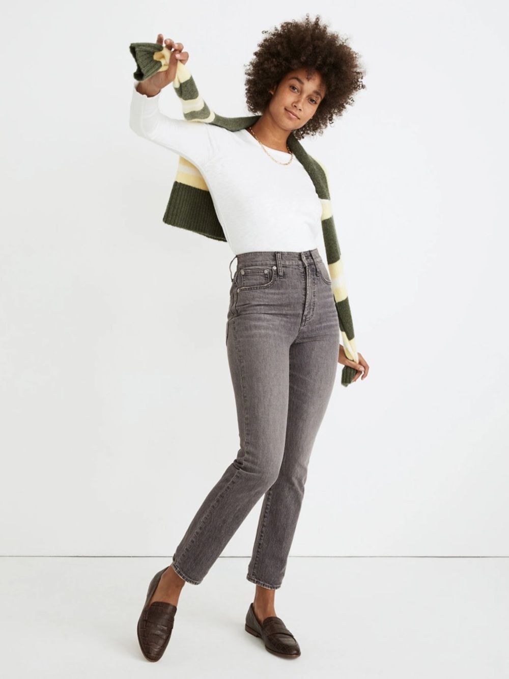 Madewell The Perfect Vintage Ankle Jean Dennison Wash Rigid Sz 26
